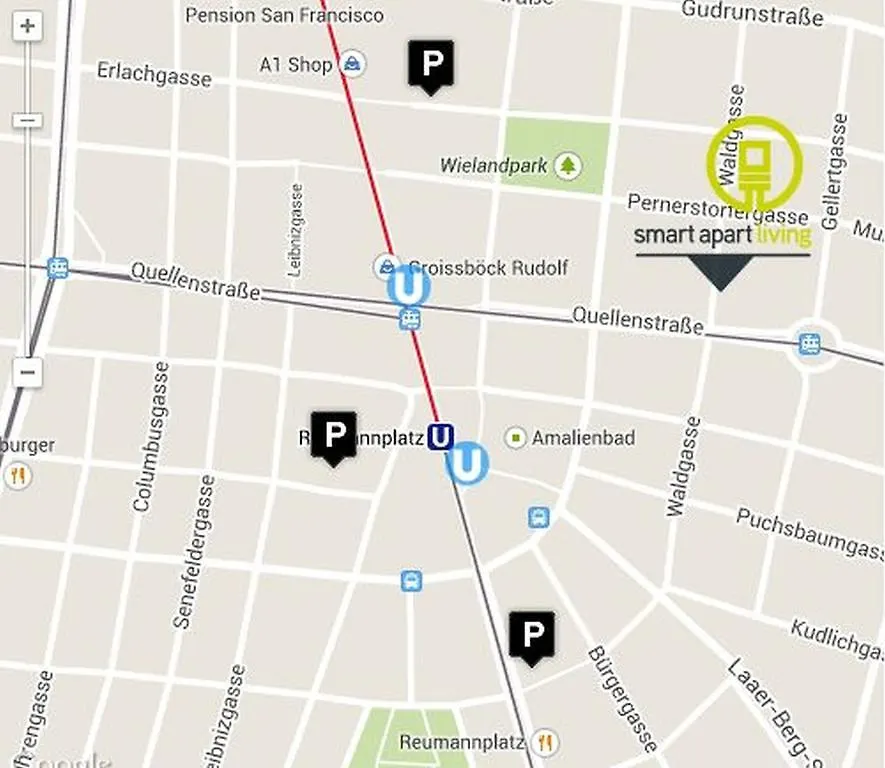 Smart Apart Living - Wien Hauptbahnhof - Self Check-In
